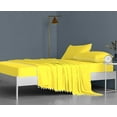 thumbnail image 3 of DNG Creations 4 Piece Pom Pom Sheet Set 100% Egyptian Cotton, White Pom-Pom Fringe Solid Pattern 24 Inch Deep Pocket ( Solid Yellow - Twin ), 3 of 7