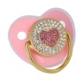 thumbnail image 4 of Baby Pacifiers Set, Silicone Hygienic Soothing Bling Pacifiers Exquisite  For Newborn For Sleeping White,Blue,Pink,Red,Gold, 4 of 8