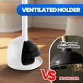 thumbnail image 2 of Desatascador Denvlex, resistente, con soporte, 48 cm, color blanco perla, 2 of 7
