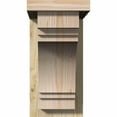 thumbnail image 2 of 6"W x 12"D x 12"H Pescadero Rough Sawn Corbel w/Backplate, Douglas Fir, 2 of 9