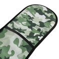 thumbnail image 4 of Yayeee Double Oven Mitt Kitchen Heat Resistant Baking 35" x7" Quilted Glove, Army Green Camouflage Pattern, 4 of 6