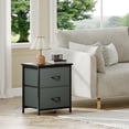 thumbnail image 6 of Eunos Nightstands for Bedroom Set of 2, Small Bedside Table End Table for Closet, Charcoal Grey, 6 of 6