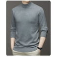 thumbnail image 1 of Pull Homme Chaud et Confortable à Manches Longues Col Roulé Vêtements Homme, 1 of 5