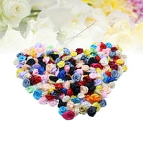 Toddmomy 100 Pcs Satin Roses Mini Handmade Rose For Wedding Birthday Baby Shower