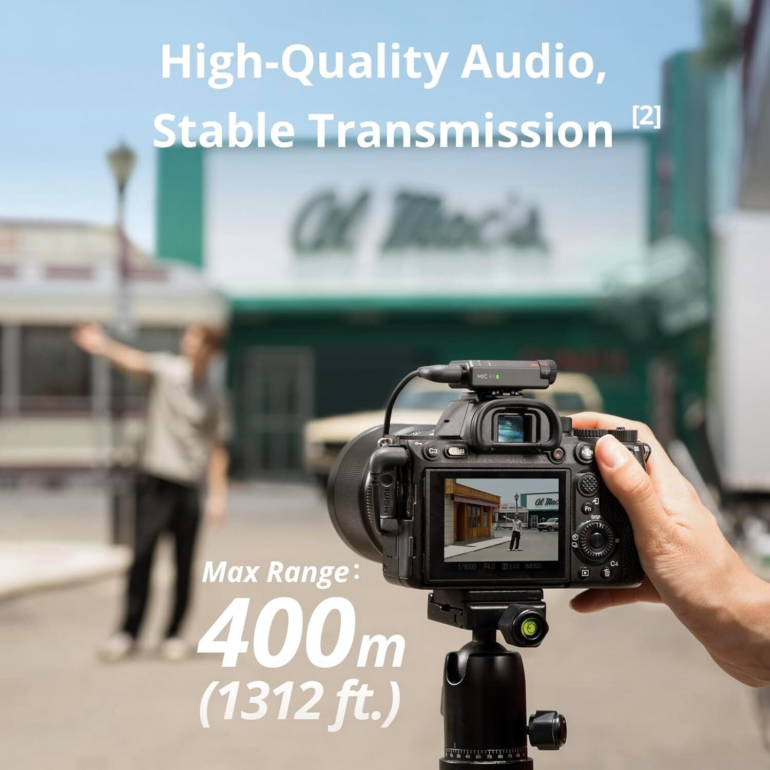 DJI Mic Mini Wireless Microphone 2 TX + 1 RX Wireless Receiver for Mobile Phones