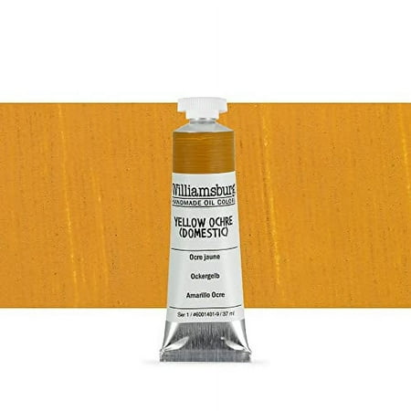 UPC: 0877463001253 | Williamsburg Handmade Oil Paint – Yellow Ochre (Domestic) 37 ml