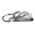 thumbnail image 5 of YYKihy Belt Key Holder Clips Stainless Belt Clip Keychain Quick Release Clip On Holder With Detachable Key Ring Heavy Duty Belt Keyring For ID Badge Keys Or Small, 5 of 5