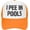 Orange, variant on I Pee in Pool Funny Swimming Trucker Hat Women Mesh Baseball Cap Cowboy Hat Men Dad Hat AdjustableHat Black