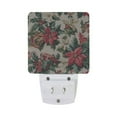thumbnail image 5 of Yayeee LED Night Light for The Home Plug in With Light Sensors 2 Pack, Red Christmas Poinsettia, 5 of 6
