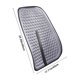 thumbnail image 2 of Respaldo de cojín de asiento de automóvil | Soporte de gel de malla ventilada | Comodidad y enfriamiento para todas las estaciones | Estructura 3D transpirable | Se adapta a la mayoría de los coches, 2 of 5