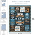 thumbnail image 3 of LHSHID Dad Gifts from Daughter Dad Birthday Gift Gifts for Dad Blanket Dad Gifts from Son Best Dad Ever Gifts Christmas Dad Gifts Fathers Day Dad Gifts Ideas Dads Gifts To My Dad Blanket 40x50in, 3 of 5