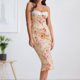 thumbnail image 5 of Vestido De Tirantes Finos Y2K Vestido midi de mujer Vestido de verano de cóctel de encaje con estampado floral sin espalda (Rosa L) Cgtredaw Para estrenar, 5 of 6