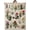 Botanical, variant on Home Decor Throw Blanket, Halloween Ghosts Warm Soft Cozy Flannel Bed Blankets for Bed, Couch, Sofa and Chair, All Seasons Suitable, 60x50 inches