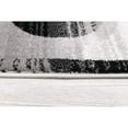 thumbnail image 2 of 7â€™ x 9â€™ Gray Blocks and Rings Area Rug, 2 of 8