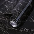thumbnail image 1 of Thicker Improved Imitation Marble Pattern Wallpaper / Sticker, Kitchen Table Top Waterproof Self-Adhesive Paper 0.6 * 5m (Diamond Black), 1 of 1