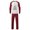 Red, variant on Christmas Pajamas Family Family Matching Pajamas Winter Warm Cozy Print Casual Outfit For Mom And Kids Christmas Pajama Set Snowflake Feeling for Set Red 8-9 Years