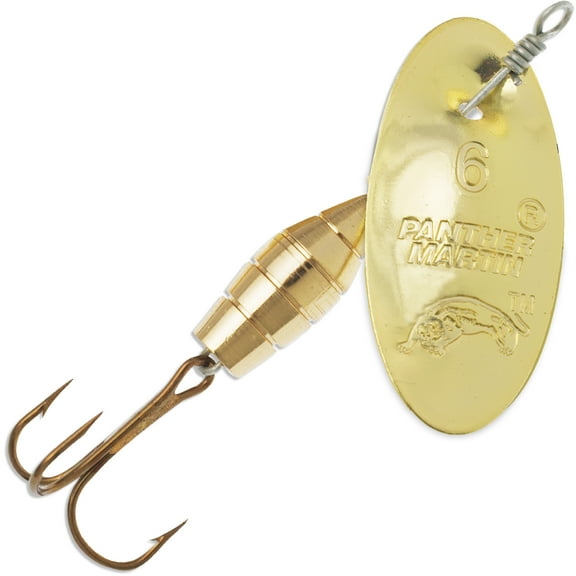 Panther Martin PMD_9_G Deluxe Barrel Body Spinners Fishing Lure - Gold - 9 (3/8 oz)