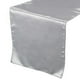 thumbnail image 1 of Camino de mesa decorativo de satén damasco de 30 x 275 cm para bodas, color plateado Plata, 1 of 3