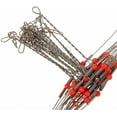 thumbnail image 2 of Garayma 20pcs Wire Trace Leader Rig Stainless Steel 2 Arm Fishing Rigs Tackle Lure, 2 of 8