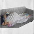 thumbnail image 6 of Colorful Soft Flannel Fleece Throw Blanket, Digital Artwork Musical Volume Tone Absrtact Picture Little Square Mosaic Tiles, Cozy Plush for Indoor and Outdoor Use, 60" x 80", Multicolor, by Ambesonne, 6 of 6