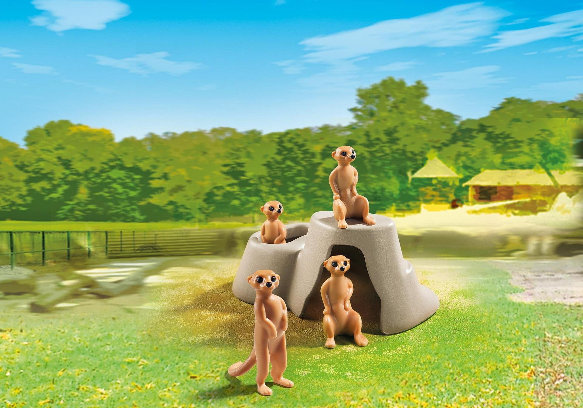 playmobil meerkat family