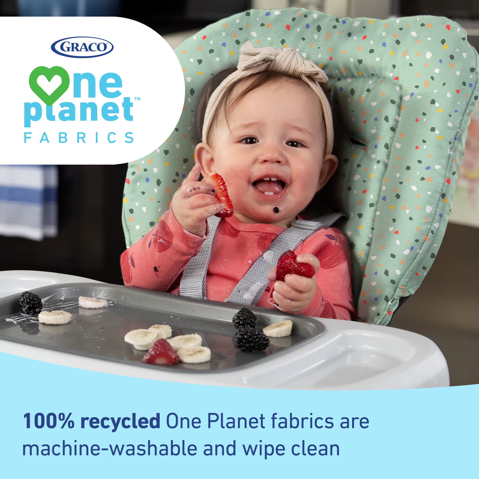 Graco Made2Grow 5-in-1 High Chair, Terrazo photo 3