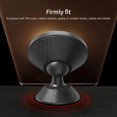 thumbnail image 3 of EASTIN Magnetic Car Phone Holder Leather Grain 360 Degree Rotation Built-in Magnets Bracket, 3 of 8