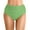 Green, variant on Women's High Waist Ruched Bikini Bottoms - Drawstring Swim Briefs with Full Coverage for Beach Surfing Water Sports