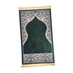 thumbnail image 3 of Alfombra de oración musulmana, alfombra islámica, regalo, tapete Eid, decoración versátil, Ramadán Eid Verde, 3 of 9