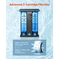 thumbnail image 3 of VEVOR RV Water Filter System 2-Cartridge with Basket for Campers Boats RVs Vans, 3 of 9