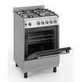 thumbnail image 2 of Premium Levella 24" Freestanding Gas Range with 4 Burners and 2.7 Cu. Ft. Oven Capacity in Stainless, 2 of 7