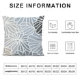 thumbnail image 5 of Creowell Leaves Bridget Riley Fashion Style Dirt-Resistant Throw Pillow Covers for Couch Sofa Bed Living Room Bedroom Car, Zipper Closure 1PC 24x24in, 5 of 5