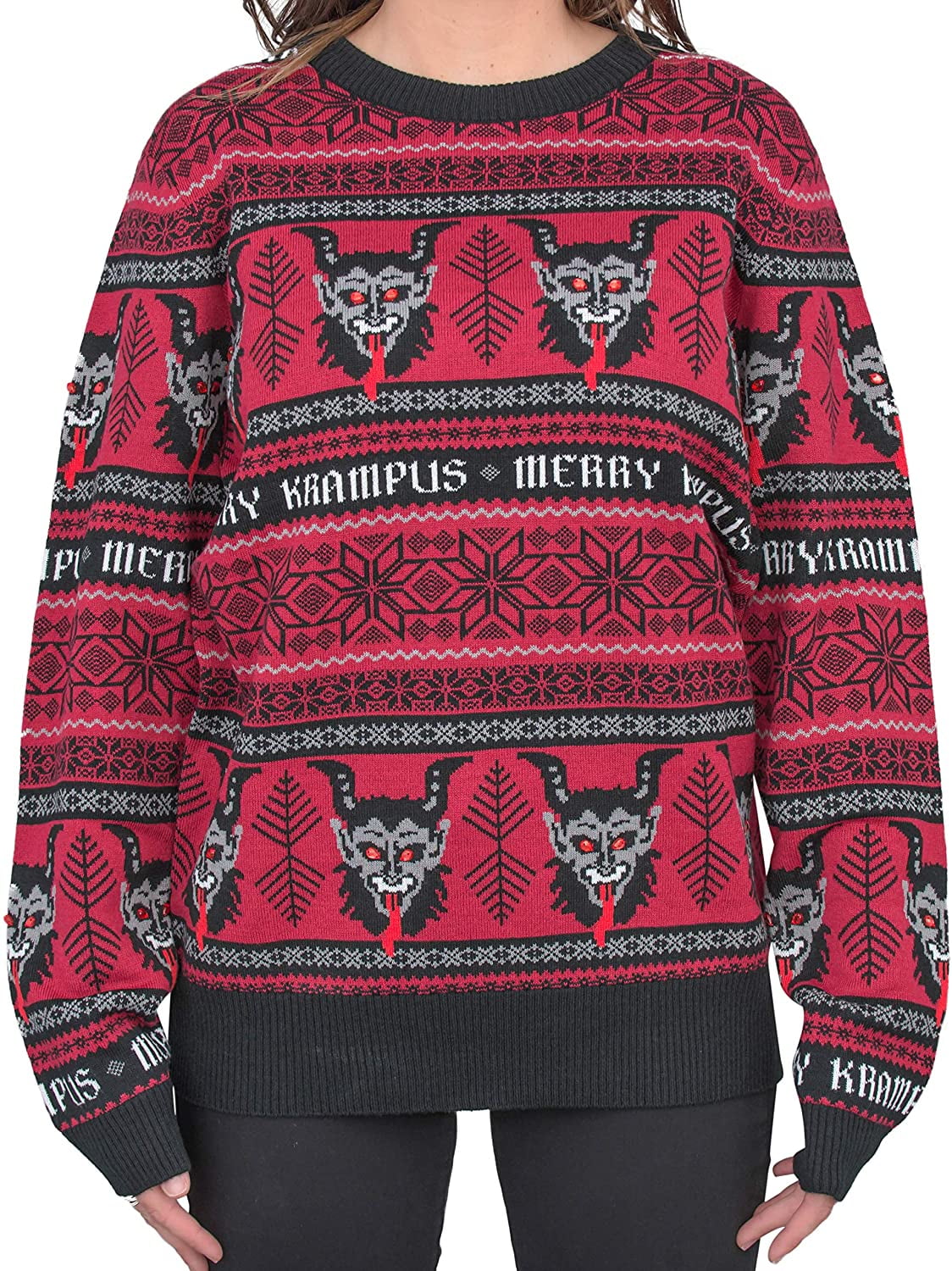 Krampus ugly clearance sweater
