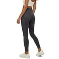 thumbnail image 5 of Brnmxoke Jeans Leggings for Women High Waist Slim Fit Crossover Stretchy Pull on Jeggings Skinny Tummy Control Shaping Denim Pant with Pockets Dark Gray,L, 5 of 5