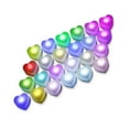 thumbnail image 2 of 24 Pieces Fake Tealight Candles Battery Operated Tea Lights Ornament Small Desktop Adornment Lighting Ornaments for Scene Layout Type 6, 2 of 7