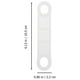 thumbnail image 2 of 50 tiras antideslizantes para perchas: tiras de silicona transparentes antideslizantes para organizar la ropa - Hombreras antideslizantes, 2 of 7