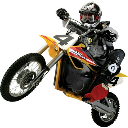 Razor 36 Volt Electric Powered MX650 Dirt Rocket Motocross Off-Road Bike - For Ages 16+ and Speeds up to 17