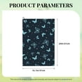 thumbnail image 4 of Easygdp Beautiful Butterflies Golf Towel 24x16in for Men and Women with Carabiner Clip for Easy Attachment, 4 of 8
