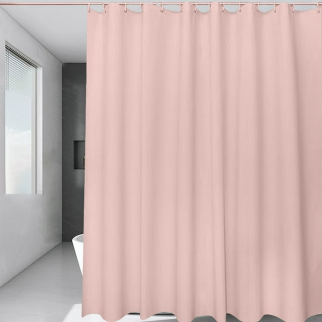 Aodebiao Ensemble de Rideau de Douche Mi-Siècle, Tissu Imperméable pour Baignoire Décoration de Salle de Bain Moderne Lavable en Machine Ourlet Lesté Rideau de Douche, Rideau Abstrait Minimaliste en Polyester