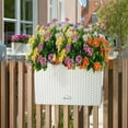 thumbnail image 6 of Flower Bouquet 2Bundles Artificial Daisies Plastic Flowers Outdoor Artificial Daisy Faux Plants For Home Window Box Garden Planter Indoor Outside Decorations, 6 of 8
