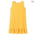thumbnail image 1 of Vestido De Mujer Sin Mangas Chaleco De Puntos Vestido Suelto De Cuello Redondo Con Volantes, Amarillo, XXL Yuarrent AP002086-11, 1 of 7