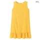 thumbnail image 3 of Qarigey Vestido de mujer sin mangas chaleco de punto con volantes cuello cuello vestido suelto Vestidos Amarillo XXL, 3 of 6