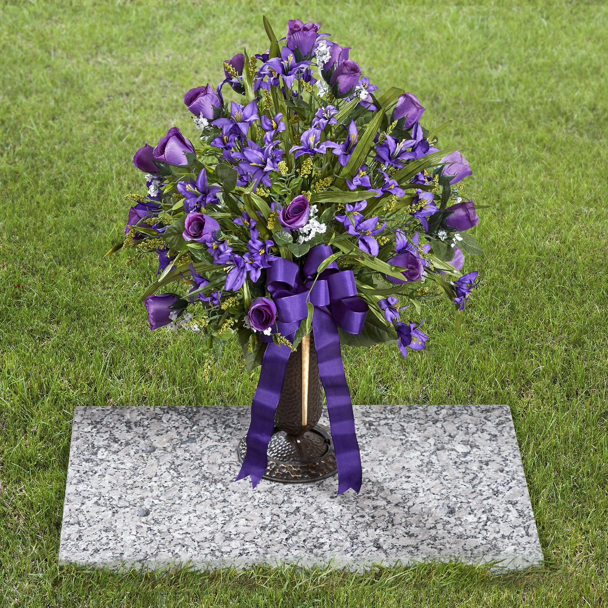 FloraCraft FloraFōM Green Memorial Vase Foam Insert, 24 Pack