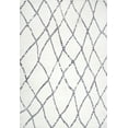 thumbnail image 3 of JONATHAN Y MOROCCAN HYPE 5 x 8 Area Rug, Illi Moroccan Diamond Trellis - Ivory/Gray, MOH506A-5, 3 of 10