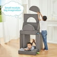 thumbnail image 4 of Modular Kids Play Couch,Kids Couch Building Fort, Kids Couch for Playroom and Bedroom,Toddler Sofa,Toddler Couches That Fold Out,Kids Sofa Couch,Kids Fold Out Couch,Couch for Kids (Grey), 4 of 7