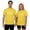 Yellow, variant on Valentines Day Gifts for Her Unisex Graphic Heartbeat Line Print Crewneck Womens Workout Clothing,Yellow,M