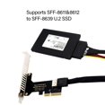 thumbnail image 2 of YIGSECU Multifunction PCIe Expansion Adapter Card Pcie To SFF8611 SFF8612 Hard Disk Converter For Storage Device, 2 of 8