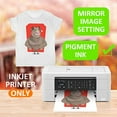 30 Sheets Ironon Heat Transfer Paper for White / Light Fabrics for