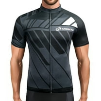 Bicycle Shirts Mens Mountain Bike Tops Short Sleeve Cycling Shirt Full Zipper Racing Fits Cycle Clothing Gray 2XL