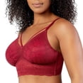 thumbnail image 3 of Mia Wire-Free Full Bust Lace Bra, Rio Red, 40C, 3 of 5
